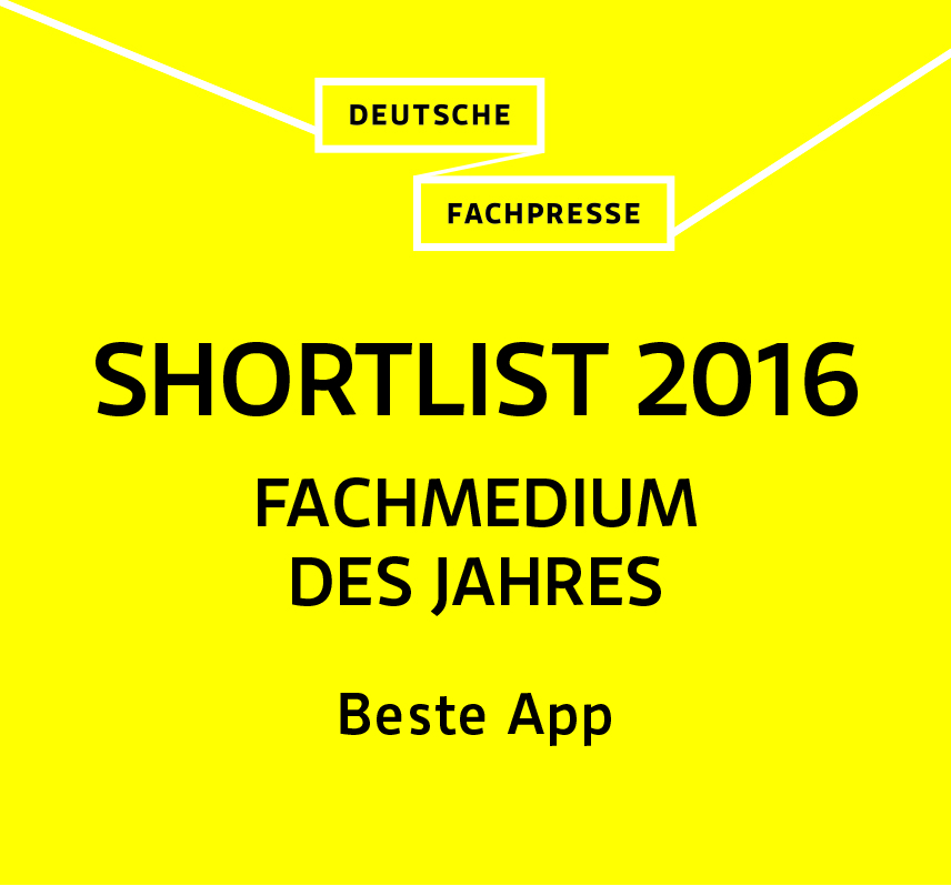 Artikelbild - Fachmedien des Jahres 2016: Die „MTA – Das Portal App“ schafft es auf die Shortlist