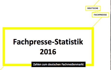 Artikelbild - Statistik-Freaks aufgepasst: Hier kommen die Zahlen zum Deutschen Fachmedien-Markt 2016